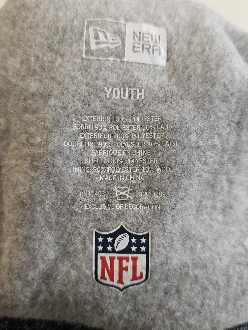 New Era New England Patriots Youth Beanie Hat